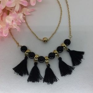 Bloom NY Double Layer Tassel Necklace           6N
